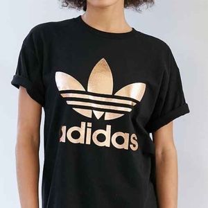 adidas Originals Rose Gold Double Logo Tee